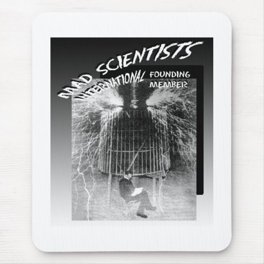 Mad Scientists International-Nicola Tesla Muismat (Voorkant)