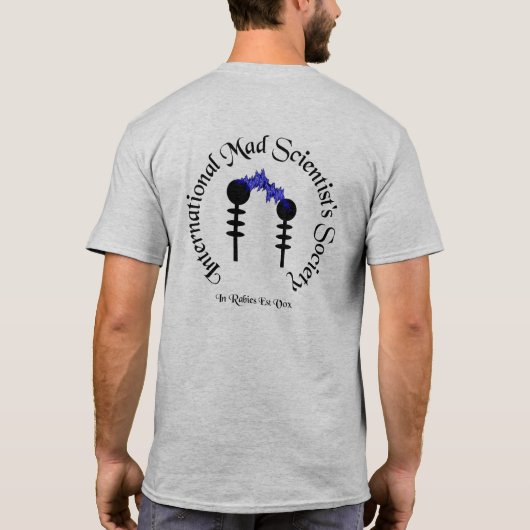 Mad Scientist's Society T-shirt (Achterkant)