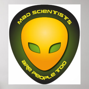 Mad Scientists zijn te veel mensen Poster