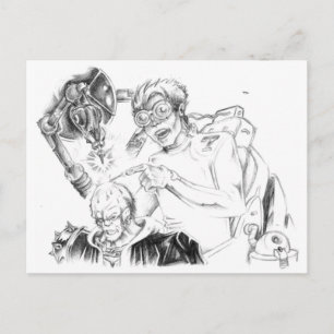 Mad Skillustrator-postkaarten Briefkaart