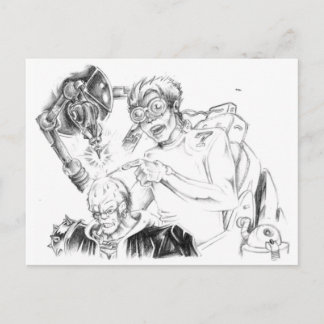 Mad Skillustrator-postkaarten Briefkaart