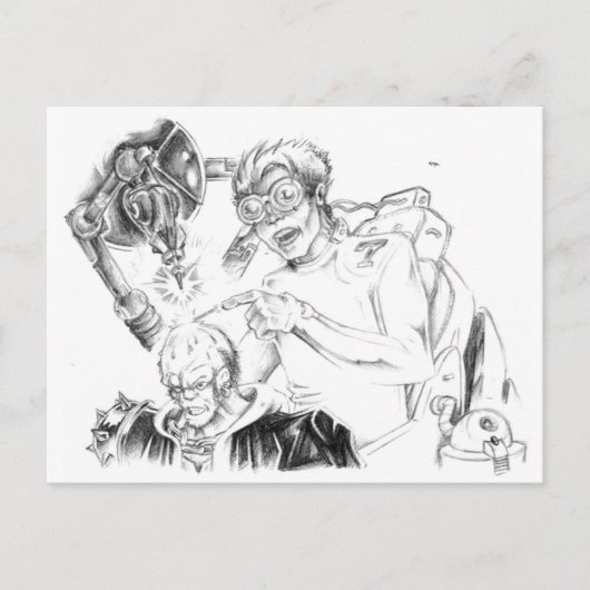 Mad Skillustrator-postkaarten Briefkaart (Voorkant)