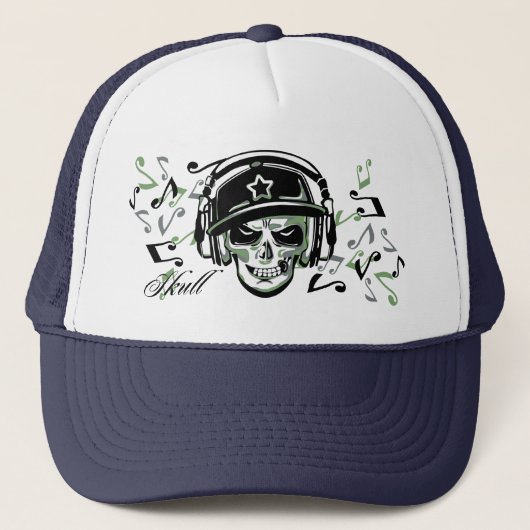 MAD SKULL 2 (lang) Trucker Pet (Voorkant)