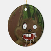 Mad Squirrel Keramisch Ornament (Links)