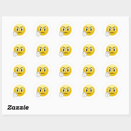 Mad Stop daar Emoji Stickers (Vel)