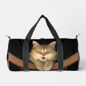 Mad Tabby Cat Portrait Schilderen Schattigee Origi Plunjezak (Voorkant)