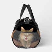 Mad Tabby Cat Portrait Schilderen Schattigee Origi Plunjezak (Rechts)