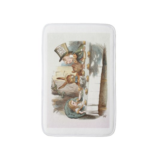 Mad Tea Party Badmat (Voorkant Verticaal)