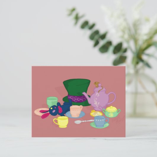 Mad Tea Party Briefkaart (Staand voorkant)