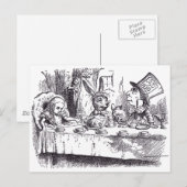 Mad Tea Party Briefkaart (Voorkant / Achterkant)