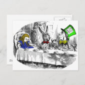 Mad Tea Party Briefkaart (Voorkant / Achterkant)