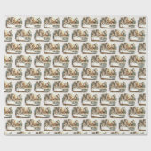 Mad Tea Party Cadeaupapier (Vlak)