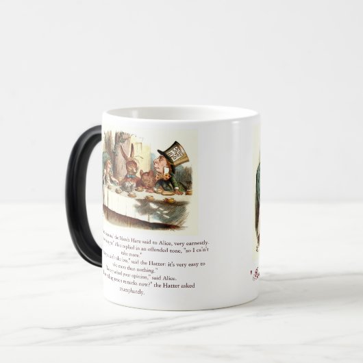 Mad Tea Party - gepersonaliseerd Magische Mok (Voorkant links)