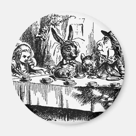 Mad Tea Party Magneet (Voorkant)