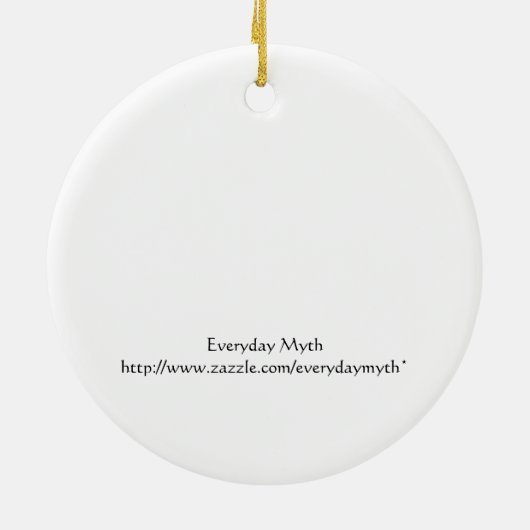 Mad Tea Party Ornament (Achterkant)