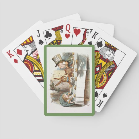 Mad Tea Party Pokerkaarten (Achterkant)