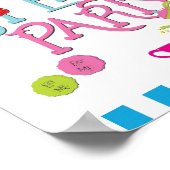 MAD TEA Party Welthday Table Sign Poster (Hoek)