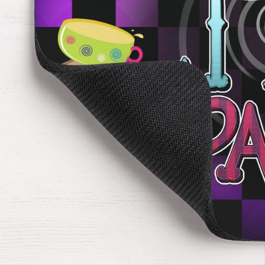 MAD TEA PARTY Whimsical Decor Computer Muismat (Hoek)