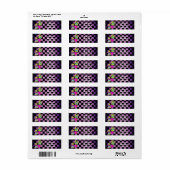 MAD TEA PARTY Whimsical Wonderland Adresetiketten Etiket (Full Sheet)