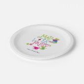 Mad Tea Party Wonderland Verjaardag Borden Papieren Bordje (Gekanteld)