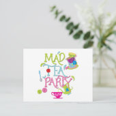 Mad Tea Party Wonderland Whimsical RSVP Briefkaart (Staand voorkant)