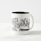 "Mad Tea" Tweekleurige Koffiemok (Voorkant rechts)