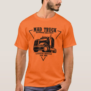 Mad Truck Logistic Service Mannen T-Shirt