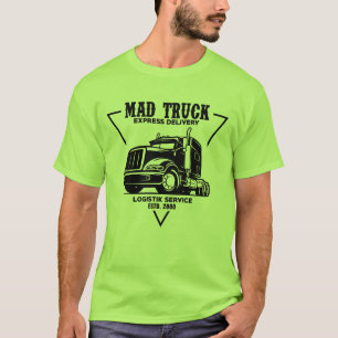 Mad Truck Logistic Service Mannen T-Shirt