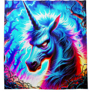 Mad Unicorn Douchegordijn