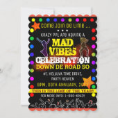 MAD VIBES PARTY KAART (Voorkant)