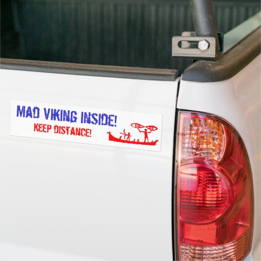 Mad Viking Bumpersticker (Op Truck)