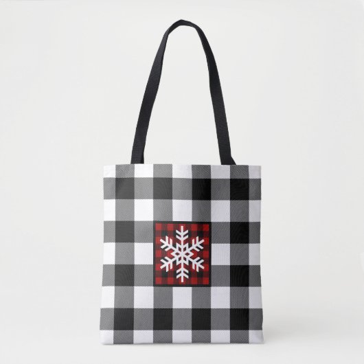 Mad voor Canvas tas met gespleten Snowflake (Voorkant)