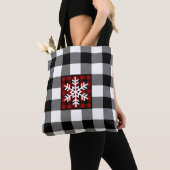 Mad voor Canvas tas met gespleten Snowflake (Dichtbij)