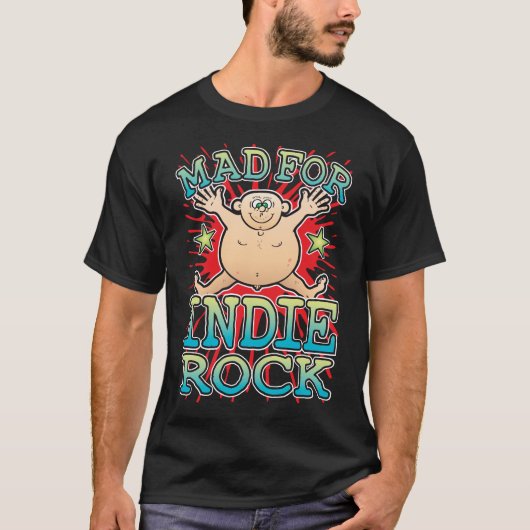 Mad voor Indie Rock T-shirt (Voorkant)