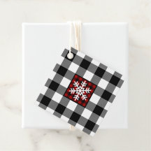 Mad voor spelden, Snowflake Gift Label