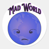 Mad - Wereld - Sticker (Voorkant)
