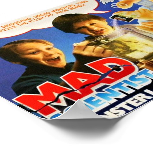 MAD WETENSCHAPPELIJK MONSTER LAB POSTER (Hoek)
