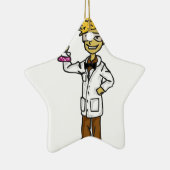 Mad wetenschapper 4 - tiener keramisch ornament (Rechts)