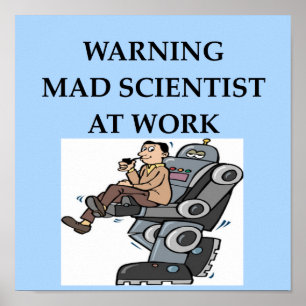MAD wetenschapper Poster