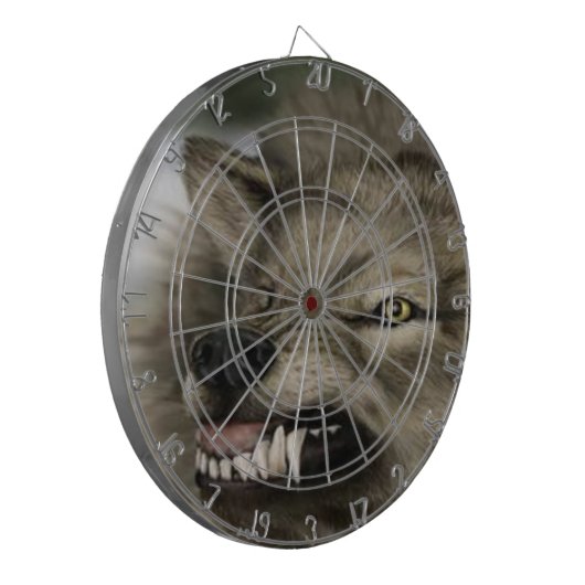 Mad Wolf Dartbord (Voorkant Links)