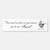 Mad zo vaak uitvoeren als u kiest bumpersticker (Voorkant)