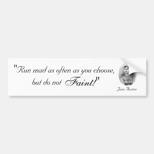 Mad zo vaak uitvoeren als u kiest bumpersticker (Voorkant)