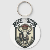 MADA KING | Malagassische Zeboe Madagaskar Sleutelhanger (Achterkant)