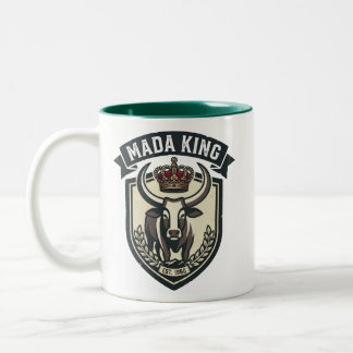 MADA KING | Malagassische Zeboe Madagaskar Tweekleurige Koffiemok
