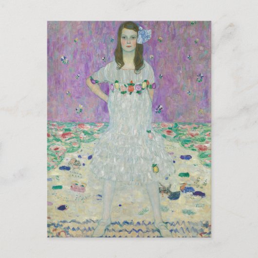 Mäda Primavesi door Gustav Klimt Briefkaart (Voorkant)