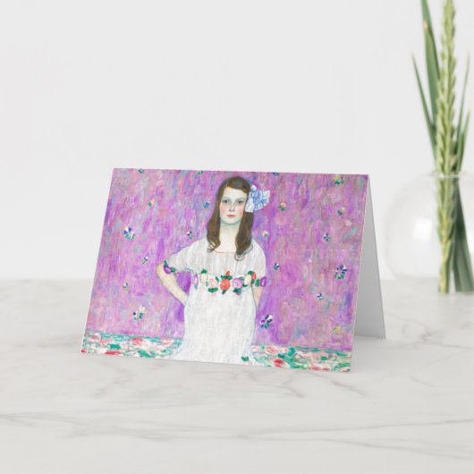 Mada Primavesi door Gustav Klimt die kunstwerk sch Kaart (Voorkant)