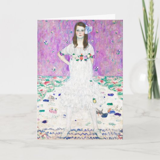 Mada Primavesi door Gustav Klimt Painting Artwork Kaart (Voorkant)