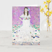 Mada Primavesi door Gustav Klimt Painting Artwork Kaart (Gele Bloem)