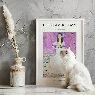 Mada Primavesi door Gustav Klimt Vintage Art Nouve Poster