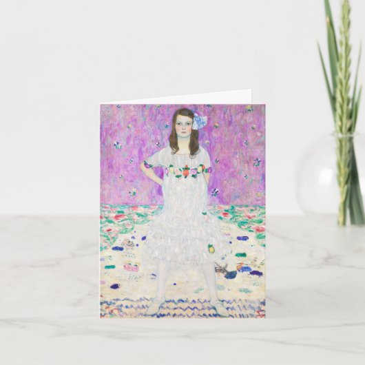 Mäda Primavesi Gustav Klimt Kaart (Voorkant)